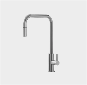 Lavabo ALKYMIST 588 RS SQUARE KØKKENARMATUR M/UDTRÆK, RUSTFRIT STÅL